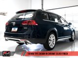 AWE Tuning VW MK7 Golf Alltrack/Sportwagen 4Motion Touring Edition Exhaust - Polished Silver Tips thumbnail 5