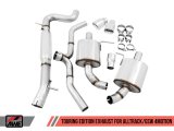 AWE Tuning VW MK7 Golf Alltrack/Sportwagen 4Motion Touring Edition Exhaust - Polished Silver Tips thumbnail 7