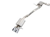 AWE Tuning 09-14 Volkswagen Jetta Mk6 1.4T Touring Edition Exhaust - Chrome Silver Tips thumbnail 2