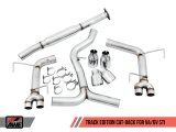 AWE Tuning Subaru WRX/STI VA/GV Sedan Track Edition Exhaust - Chrome Silver Tips (102mm) thumbnail 5