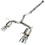 AWE Tuning 2015+ Subaru WRX VA Sedan Touring Edition Exhaust - Chrome Silver Tips (102mm) thumbnail 2