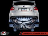 AWE Tuning Subaru STI VA / WRX GV / STI GV Sedan Touring Edition Exhaust - Chrome Silver Tip (102mm) thumbnail 5