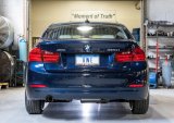 AWE Tuning BMW F30 320i Touring Exhaust w/Performance Mid Pipe - Diamond Black Tip (90mm) thumbnail 7
