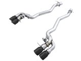 AWE Tuning 18-19 BMW M5 (F90) 4.4T AWD Cat-Back Exhaust - Track Edition (Diamond Black Tips) thumbnail 4