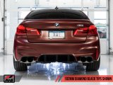 AWE Tuning 18-19 BMW M5 (F90) 4.4T AWD Cat-Back Exhaust - Track Edition (Diamond Black Tips) thumbnail 8
