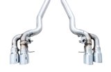 AWE Tuning 18-19 BMW M5 (F90) 4.4T AWD SwitchPath Axle-Back Exhaust - Chrome Silver Tips thumbnail 3