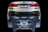 AWE Tuning 18-19 BMW M5 (F90) 4.4T AWD SwitchPath Cat-Back Exhaust - Chrome Silver Tips thumbnail 2
