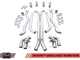 AWE Tuning 18-19 BMW M5 (F90) 4.4T AWD SwitchPath Cat-Back Exhaust - Chrome Silver Tips thumbnail 9