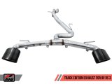 AWE Tuning 17-19 Audi RS3 8V Track Edition Exhaust - Diamond Black Tips RS-Style Tips thumbnail 1