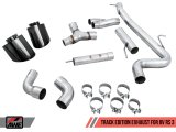 AWE Tuning 17-19 Audi RS3 8V Track Edition Exhaust - Diamond Black Tips RS-Style Tips thumbnail 5