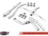 AWE Tuning 2017+ Honda Civic Type R Track Edition Exhaust w/Front Pipe & Triple Chrome Silver Tips thumbnail 6
