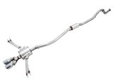 AWE Tuning 2016+ Honda Civic Si Touring Edition Exhaust w/Front Pipe & Dual Chrome Silver Tips thumbnail 3