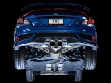 AWE Tuning 2016+ Honda Civic Si Touring Edition Exhaust w/Front Pipe & Dual Chrome Silver Tips thumbnail 6