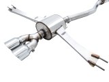 AWE Tuning 2016+ Honda Civic Si Touring Edition Exhaust w/Front Pipe & Dual Chrome Silver Tips thumbnail 7