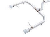 AWE Tuning 18-21 Volkswagen Jetta GLI Mk7 Track Edition Exhaust - Chrome Silver Tips (Fits OEM DP) thumbnail 9
