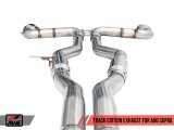 AWE Tuning 2020 Toyota Supra A90 Track Edition Exhaust - 5in Chrome Silver Tips thumbnail 9