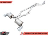 AWE Tuning 2020 Toyota Supra A90 Non-Resonated Touring Edition Exhaust - 5in Chrome Silver Tips thumbnail 1