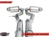 AWE Tuning 2020 Toyota Supra A90 Non-Resonated Touring Edition Exhaust - 5in Chrome Silver Tips thumbnail 5