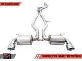 AWE Tuning 2020 Toyota Supra A90 Non-Resonated Touring Edition Exhaust - 5in Chrome Silver Tips thumbnail 8