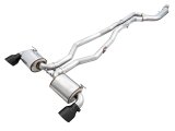 AWE Tuning 2020 Toyota Supra A90 Non-Resonated Touring Edition Exhaust - 5in Diamond Black Tips thumbnail 1