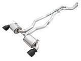 AWE Tuning 2020 Toyota Supra A90 Non-Resonated Touring Edition Exhaust - 5in Diamond Black Tips thumbnail 3