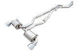 AWE Tuning 2020 Toyota Supra A90 Resonated Touring Edition Exhaust - 5in Chrome Silver Tips thumbnail 3
