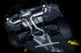 AWE Tuning 2020 Toyota Supra A90 Resonated Touring Edition Exhaust - 5in Chrome Silver Tips thumbnail 4
