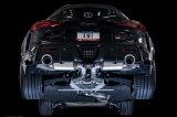 AWE Tuning 2020 Toyota Supra A90 Resonated Touring Edition Exhaust - 5in Chrome Silver Tips thumbnail 8