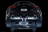 AWE Tuning 2020 Toyota Supra A90 Resonated Touring Edition Exhaust - 5in Chrome Silver Tips thumbnail 9