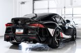 AWE Tuning 2020 Toyota Supra A90 Resonated Touring Edition Exhaust - 5in Diamond Black Tips thumbnail 4