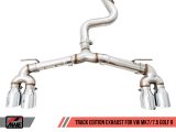 AWE Tuning MK7.5 Golf R Track Edition Exhaust w/Chrome Silver Tips 102mm thumbnail 5
