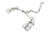 AWE Tuning Audi 8V S3 Track Edition Exhaust w/Chrome Silver Tips 102mm thumbnail 3