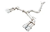 AWE Tuning Audi 8V S3 Track Edition Exhaust w/Chrome Silver Tips 102mm thumbnail 4