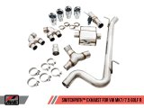 AWE Tuning Mk7 Golf R SwitchPath Exhaust w/Chrome Silver Tips 102mm thumbnail 6