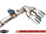 AWE Tuning Mk7 Golf R SwitchPath Exhaust w/Chrome Silver Tips 102mm thumbnail 9