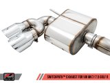 AWE Tuning Volkswagen Golf R MK7.5 SwitchPath Exhaust w/Chrome Silver Tips 102mm thumbnail 8