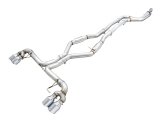 AWE Tuning 2019+ BMW M340i (G20) Track Edition Exhaust - Quad Chrome Silver Tips thumbnail 3