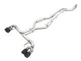 AWE Tuning 2019+ BMW M340i (G20) Track Edition Exhaust - Quad Diamond Black Tips thumbnail 4