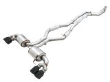 AWE Tuning 2019+ BMW M340i (G20) Resonated Touring Edition Exhaust - Quad Diamond Black Tips thumbnail 1