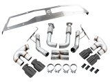 AWE Tuning 2020 Chevrolet Corvette (C8) Track Edition Exhaust - Quad Diamond Black Tips thumbnail 9