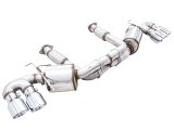 AWE Tuning 2020 Chevrolet Corvette (C8) Touring Edition Exhaust - Quad Chrome Silver Tips thumbnail 2