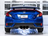 AWE Tuning Honda Civic Si 10th Gen 1.5L Turbo Dual-to-Triple Tip Conversion Kit - Diamond Black Tip thumbnail 6