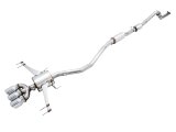 AWE Tuning 2017+ Honda Civic Type R Touring Edition Exhaust w/Front & Mid Pipes - Chrome Silver Tips thumbnail 3
