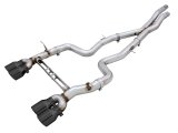 AWE Tuning BMW F8X M3/M4 Track Edition Cat-Back Exhaust - Diamond Black Tips thumbnail 1