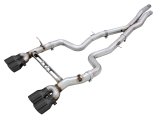 AWE Tuning BMW F8X M3/M4 Track Edition Cat-Back Exhaust - Diamond Black Tips thumbnail 3