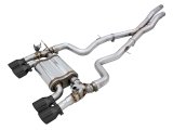 AWE Tuning BMW F8X M3/M4 SwitchPath Cat-Back Exhaust - Diamond Black Tips thumbnail 1