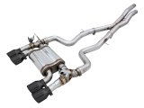 AWE Tuning BMW F8X M3/M4 SwitchPath Cat-Back Exhaust - Diamond Black Tips thumbnail 2