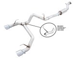 AWE Tuning 2021+ Ford Bronco 0FG Dual Rear Exit Exhaust w/Chrome Silver Tips & Bash Guard thumbnail 4
