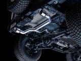 AWE Tuning 2021+ Ford Bronco 0FG Dual Rear Exit Exhaust w/Chrome Silver Tips & Bash Guard thumbnail 8
