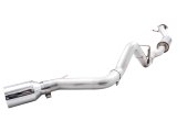 AWE Tuning 2021+ Ford Bronco 0FG Single Rear Exit Exhaust w/Chrome Silver Tip & Bash Guard thumbnail 3